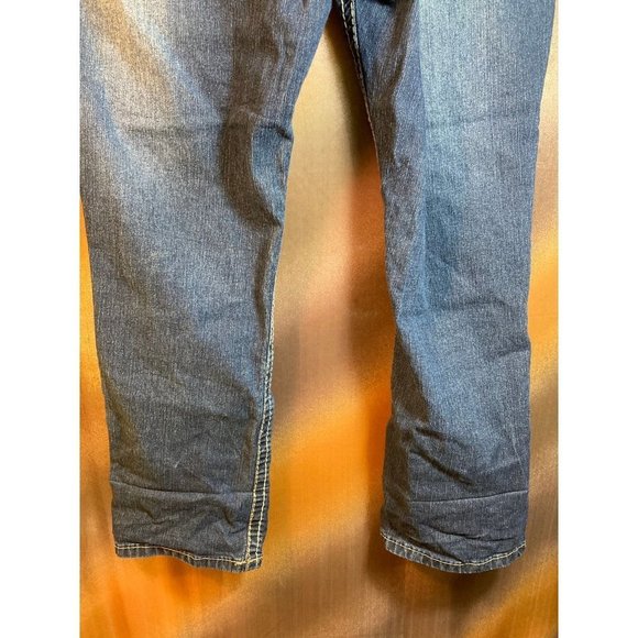 ANGELS Straight Leg Denim Jeans Mid Rise Regular Fit Blue Size 12 B3 - Picture 5 of 5